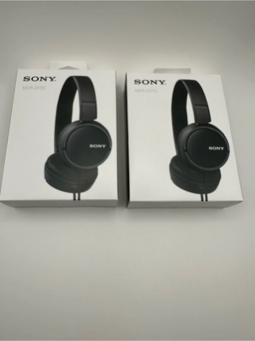 Sony Black On-Ear Headphones - MDR-ZX110 (Pair)